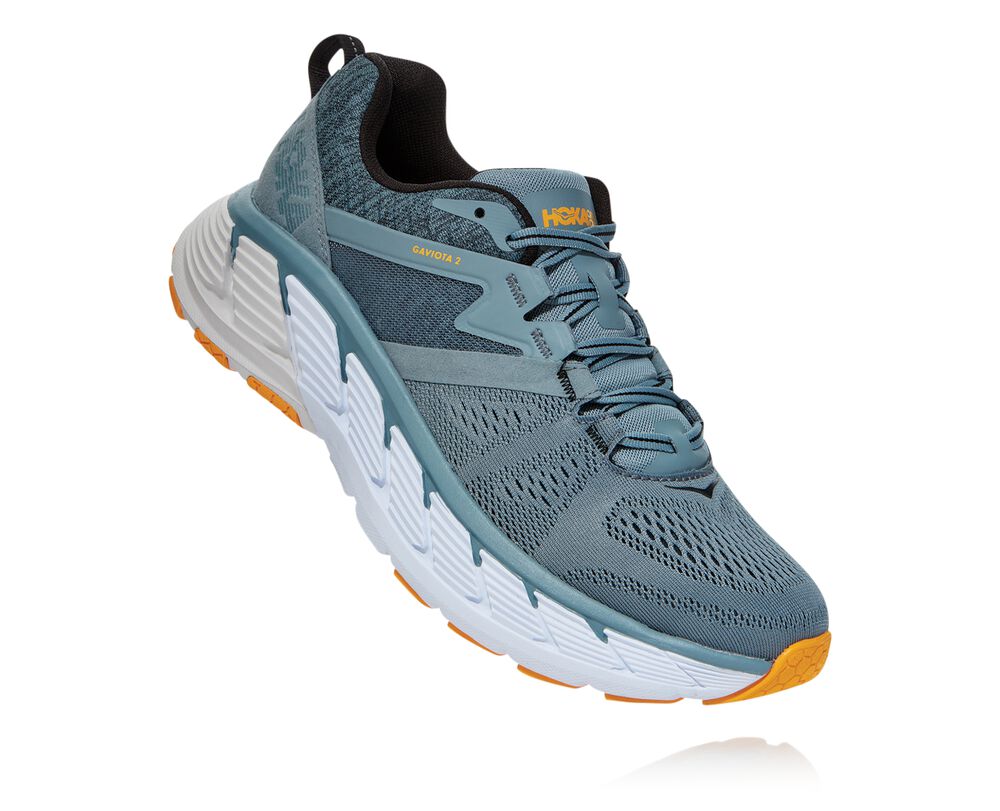 Hoka One One Gaviota 2 Ortopediska Skor Herr Grå Blå - SE-0695378